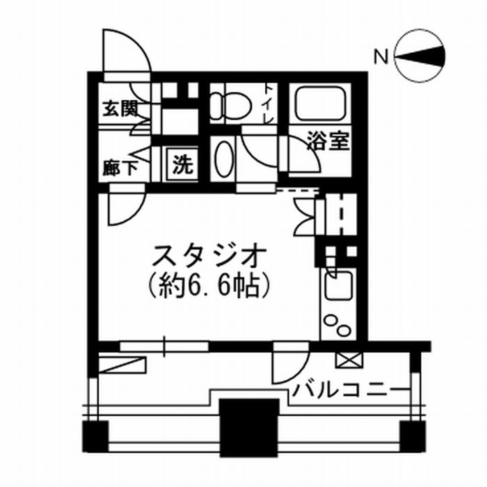 レジディア市ヶ谷の間取り