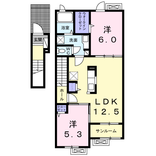 ルミタージュの間取り