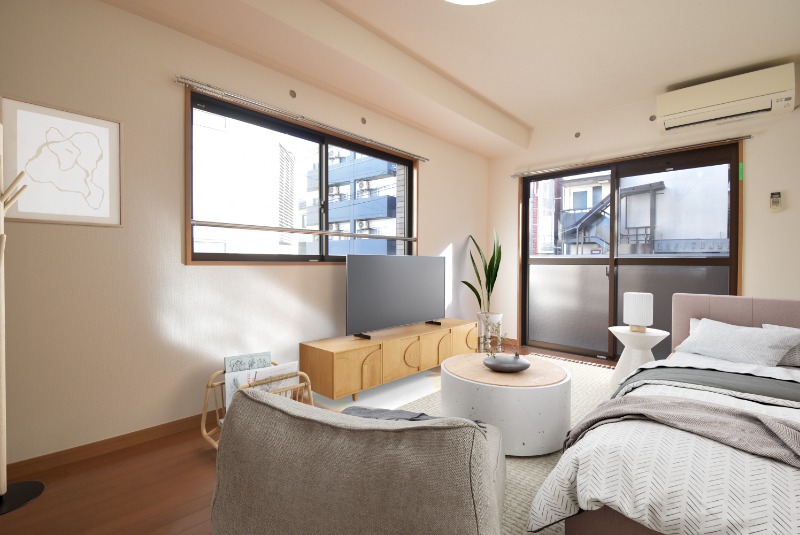 居室・リビング　ＣＧ写真になります。物件に付帯するものではありません。