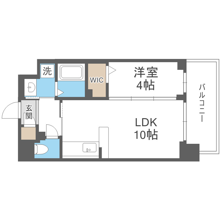 S-RESIDENCE東三国amanteの間取り