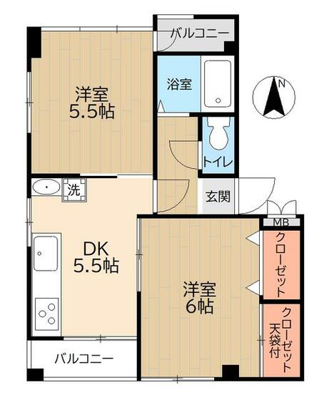 メゾン中山の間取り