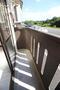 バルコニー　南向きの日当たりの良いバルコニー