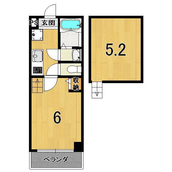 ロフティ智恵光院南の間取り