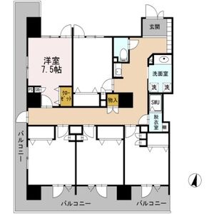 ロイヤルパークスERささしまの間取り