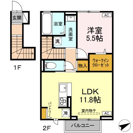 セレスティア松浪31号の間取り