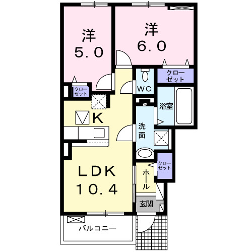 アネモスヒルズ泉佐野IIの間取り