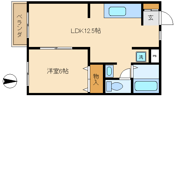 サンパレスIIの間取り