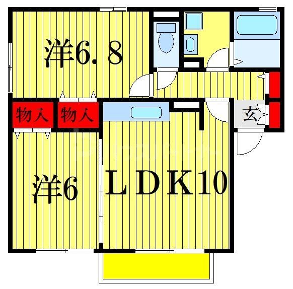 コトー飛地Bの間取り