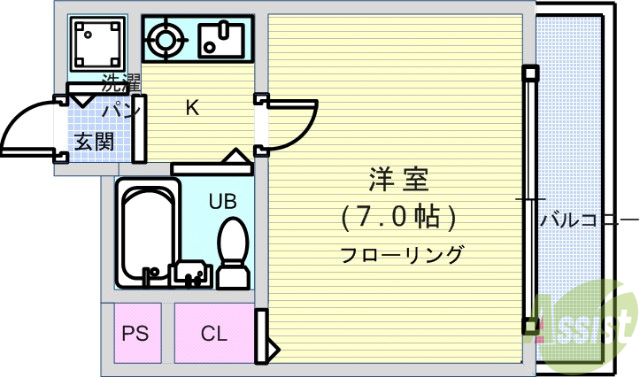 大正メゾンの間取り