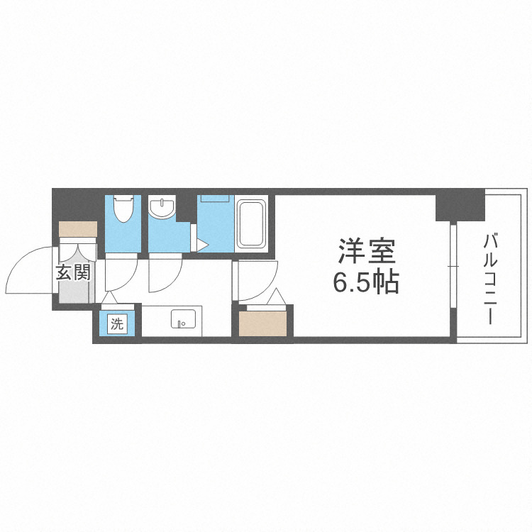 アドバンス大阪バレンシアの間取り