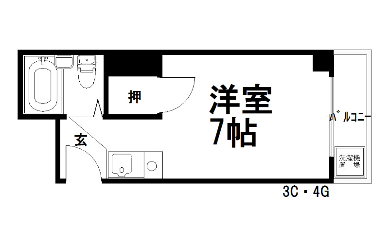 山光ハウスの間取り