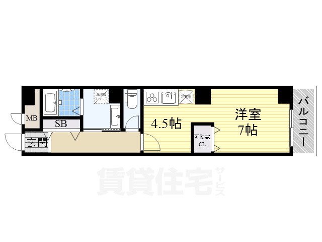 メルツハイム北村の間取り