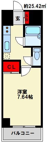 福岡市南区三宅のマンションの間取り