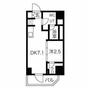 足立区千住緑町のマンションの間取り