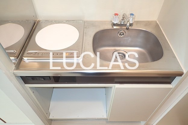 キッチン　コンロはIHタイプでお掃除ラクラク(＾＾♪