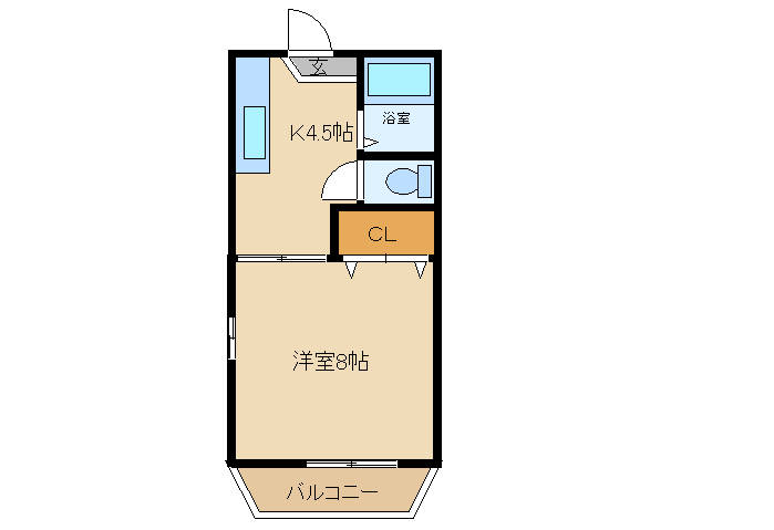 サンドゥエルA棟の間取り