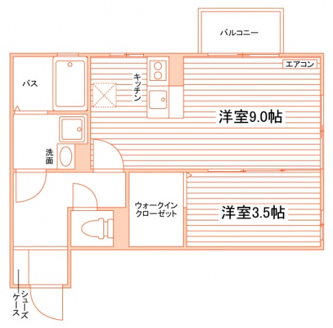 アルカサーノ広面の間取り