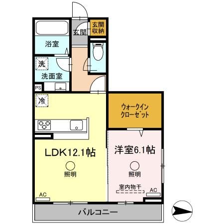 マーレ京町の間取り