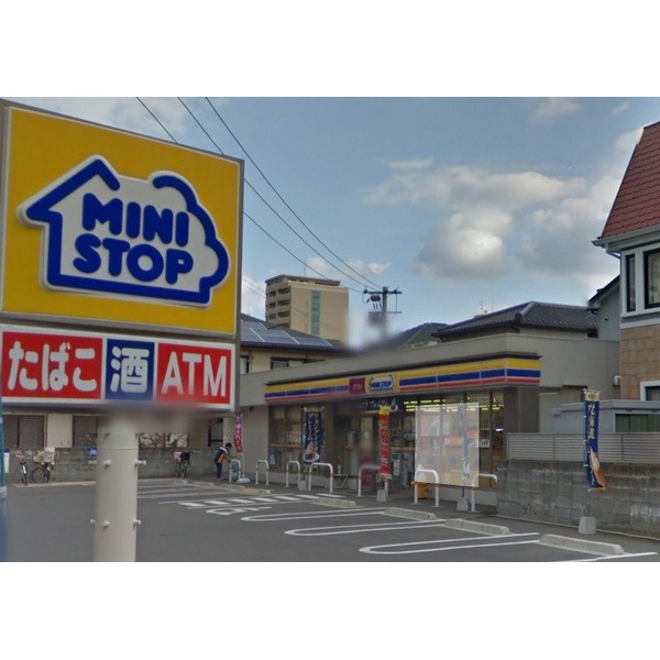 コンビニ　ミニストップ福岡姪浜駅南店（コンビニ）まで50m