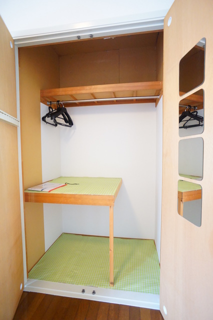 収納　奥行きのある収納付！増えがちな荷物をスッキリ収納できます！