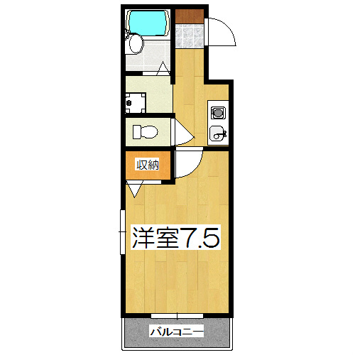 ビバ丸太町の間取り