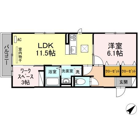 メゾン・ド・ソレイユの間取り