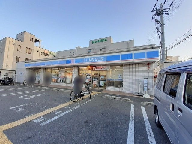 コンビニ　ローソン長吉長原店（コンビニ）まで319m
