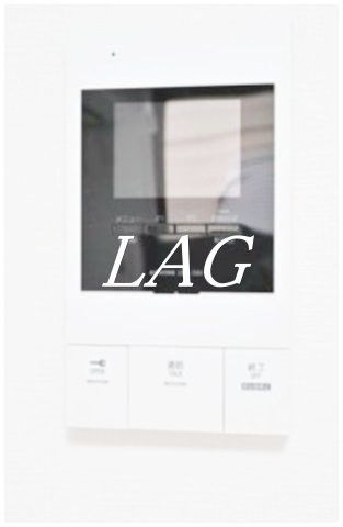 セキュリティ　モニター付きインターホンです。