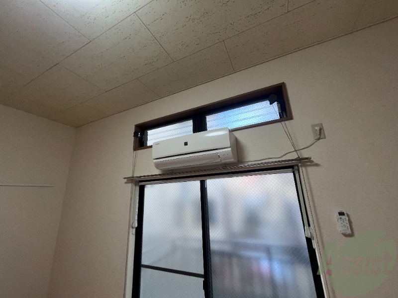その他設備　エアコンも設置されております。毎日の暮らしが快適になりますね