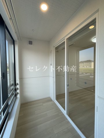 バルコニー　【ベル・シャンス　I】ＰＭ2.5や黄砂の汚染、防犯対策にサン