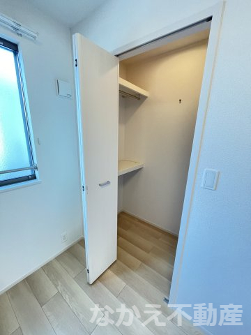 収納　たっぷりとした収納スペースです