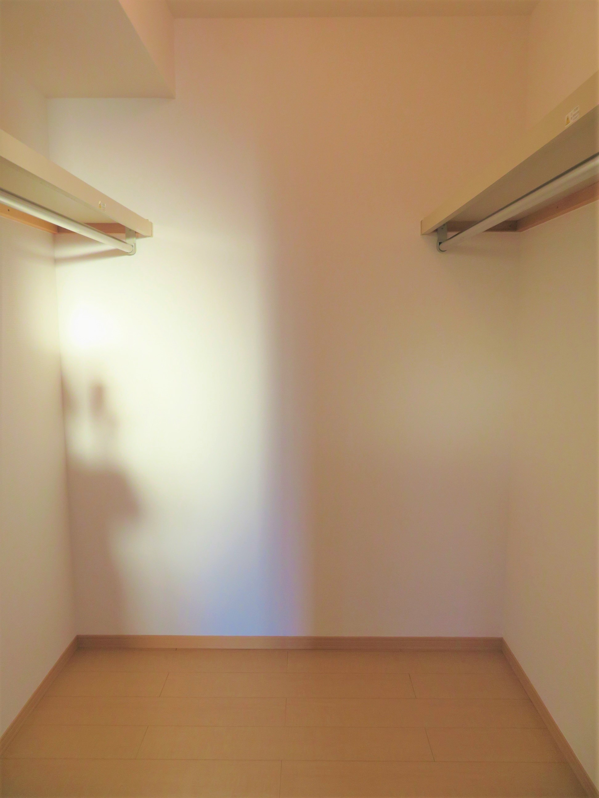 収納　ウォークインもついており、荷物が多い方でも安心です！