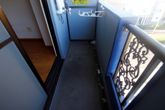 バルコニー　※他号室の写真です。