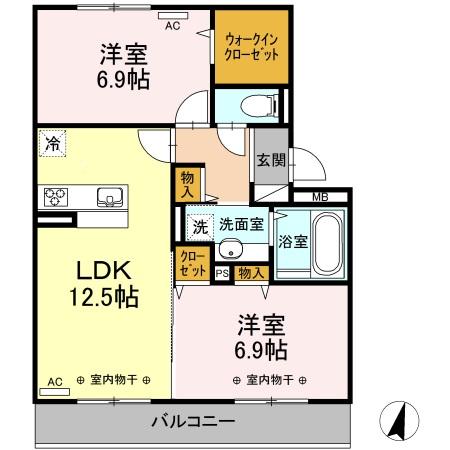 セゾン　IIの間取り