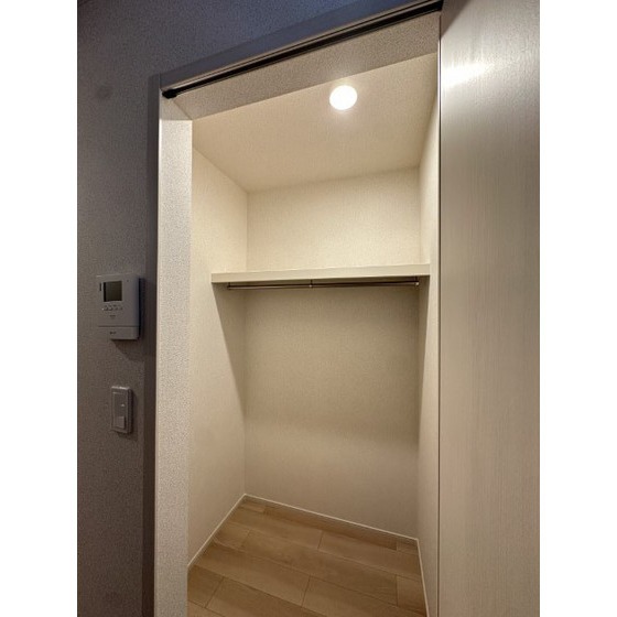 収納　ウォークインクローゼット