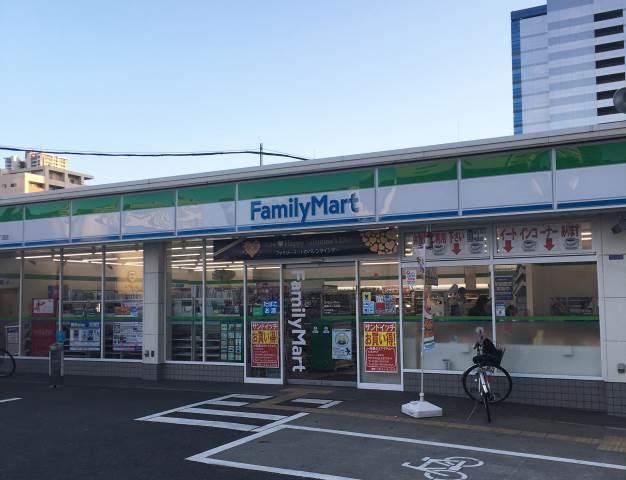 コンビニ　ファミリーマート海老江一丁目店（コンビニ）まで385m