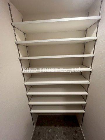 収納　大きなスペースがあり、収納には困りません