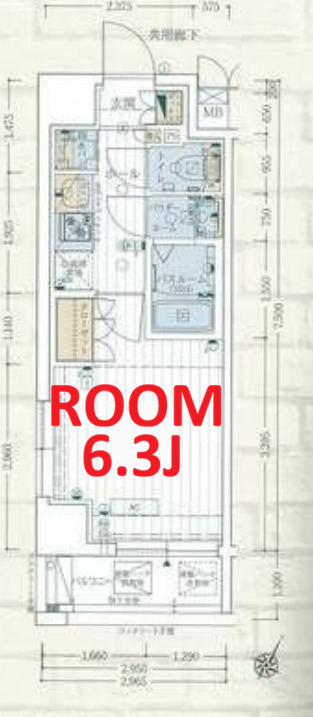 エステムコート横濱大通り公園の間取り