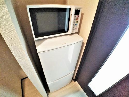 その他設備　レンジと冷蔵庫