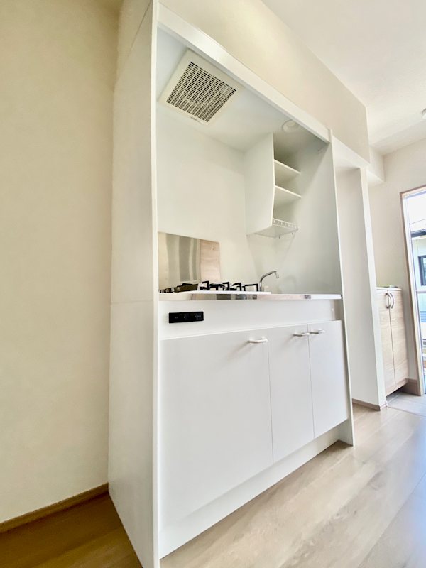 キッチン　二口コンロを採用し料理好きな方も安心