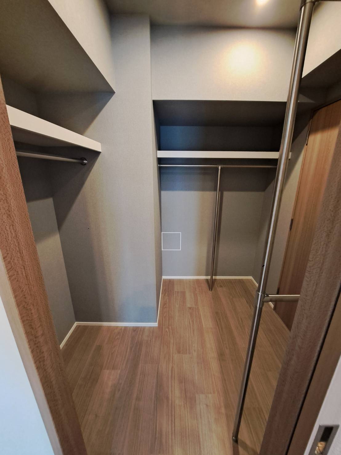 収納　たっぷりとした収納スペースです