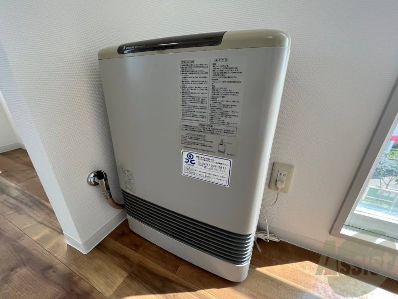 その他設備　ガス暖房です。寒い冬もこれで乗り切りましょう！