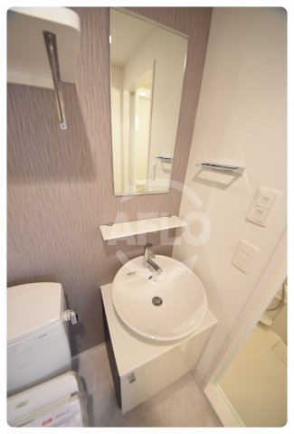 洗面設備　エスリード天王寺町北　独立洗面台