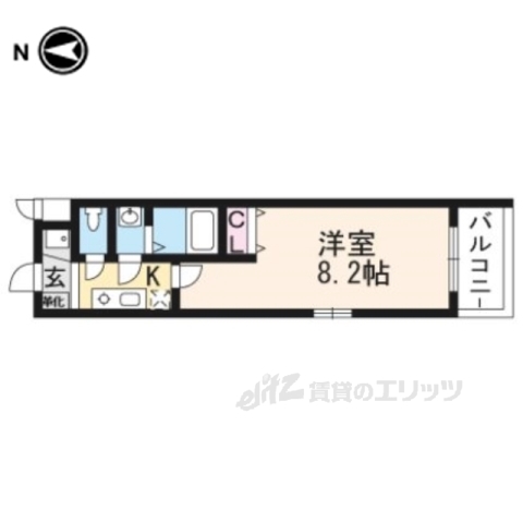 アジュールメゾン十条の間取り写真