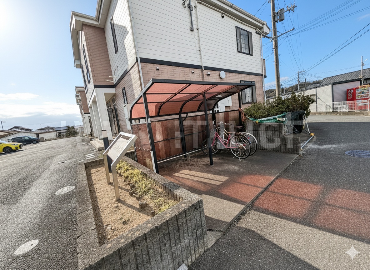 その他共有部分　屋根付き駐輪所もあります