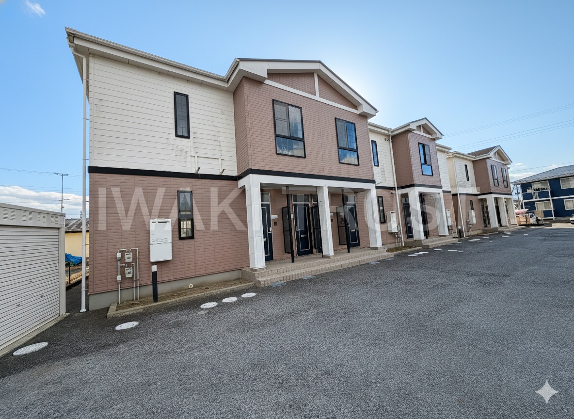 建物外観　前面駐車場で開放感あり☆