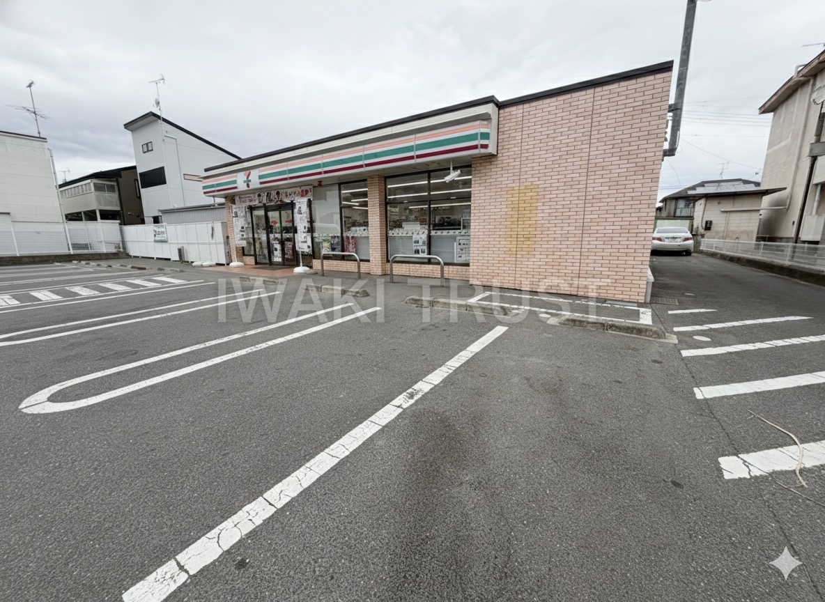 コンビニ　セブンイレブンいわき神谷店（コンビニ）まで629m