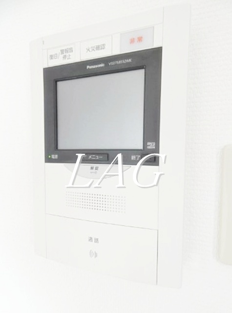 セキュリティ　モニター付インターホンです。