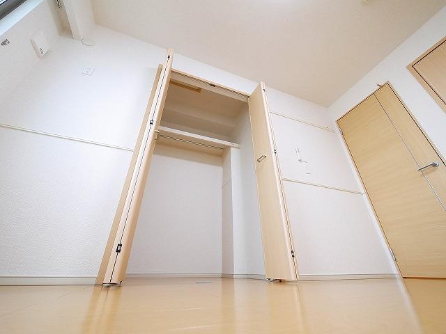 収納　十分な収納スペースがあります