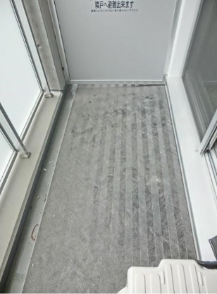 バルコニー　お洗濯にも便利なバルコニー付き